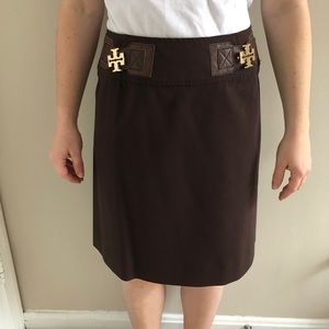 Tory Burch Brown Skirt